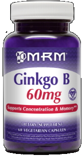 Ginkgo B (60mg  60 caps) Metabolic Response Modifiers